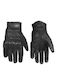 Pando Moto Summer Men's Motorcycle Gloves Leather Black