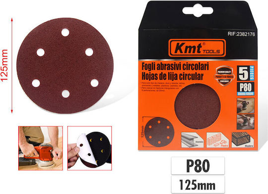 KMT Tools Simple Sanding Sheet K80 Set 5pcs