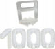 Tile Leveling Clips 1.5 mm Set 100 Pieces X10