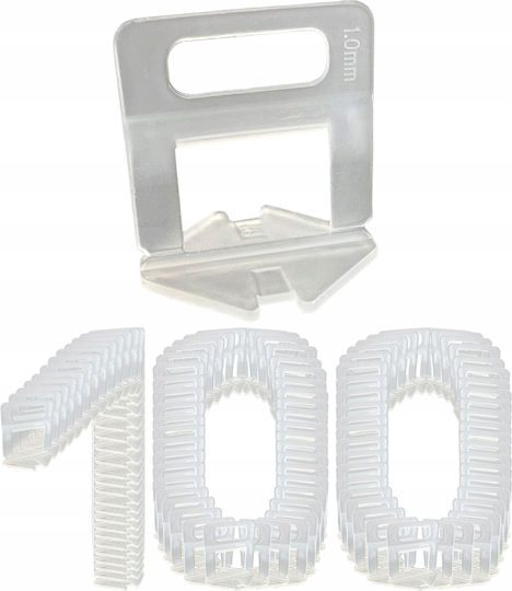 Fliesenausgleichs-Clips 1,0 mm Set 100 Stück
