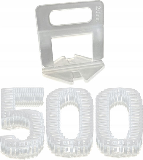 Tile Levelling Clips 2.0 mm Set 100 Pieces X5
