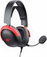 Havit H2015F Over Ear Gaming Headset με σύνδεση 3.5mm Κόκκινο for PC / PS4 / PS5 / XBOX