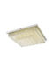 Agora Lighting Πλαφονιέρα Οροφής 38εκ. Ασημί με Ενσωματωμένο LED