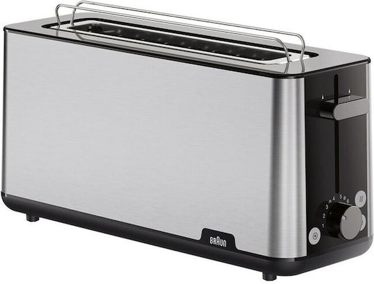 Braun Toaster Φρυγανιέρα 2 Θέσεων 1030W Inox