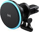 Havit Car Mobile Mount with Magnet and Wireless Charging Black