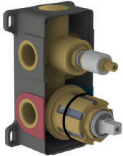 Eingebauter Mischkörper Rotierender 3-Wege-Umsteller Neuer Typ Unibox Box Ottone Meloda 03c19-00