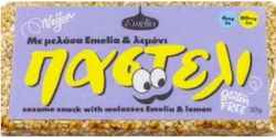 Emelia Παστέλι Μελάσα Emelia & Λεμόνι 50gr