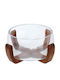 Cryspo Trio Σαλατιέρα Γυάλινη Διάφανη 22x11x11cm