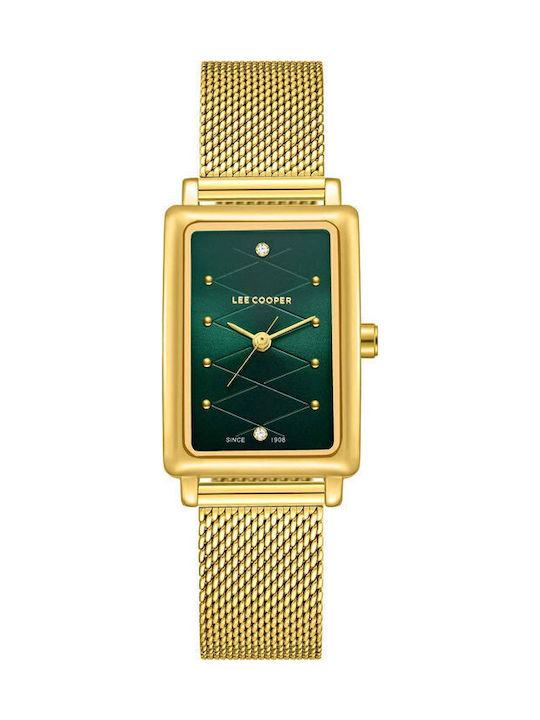 Lee Cooper Women's Watch with Gold Metal Bracelet
