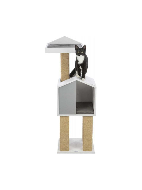 Be Nordic Jonte Trixie Stâlp de Scratching pentru Pisici 115 Cm Alb Gri