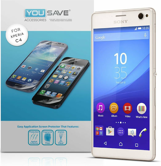 YouSave Accessories Displayschutzfolie 3Stück (Sony Xperia C4)