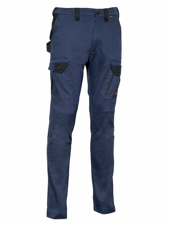 Cofra Stretch Jember Arbeitshose Marineblau