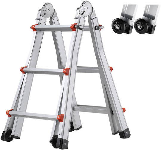 Vevor Telescoping Ladder A Frame 10 Ft Extension Multi-function Homework