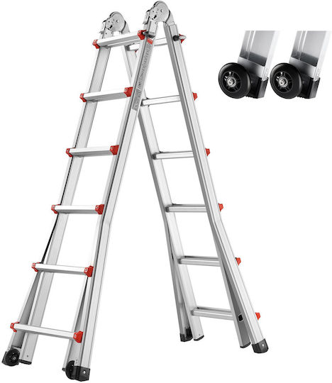 Vevor Telescoping Ladder A Frame 20 Ft Extension Multi-Function Homework