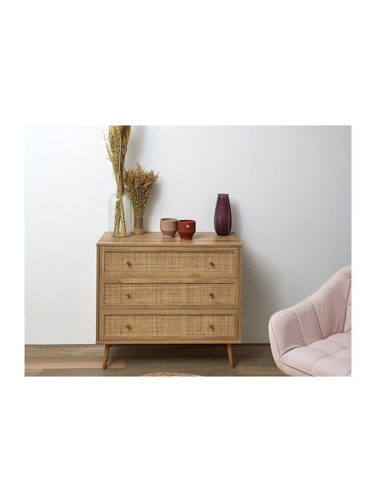 Bali Home Deco Factory Flurmöbel 3 Schubladen Maße 90x39x79cm Hd7455