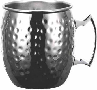 Glas Cocktail/Trinken aus Edelstahl in Silber Farbe 600ml