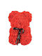 Rose Teddy Bear Love Bear 25cm, red