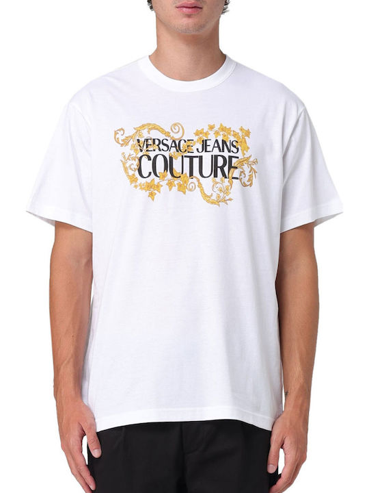 Versace Μπλούζα White, Gold