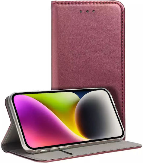 Techwave Smart Leather Case Realme 11 4g Burgundy