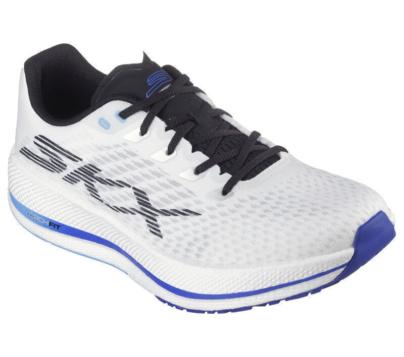 Skechers Go Run Razor 5 246090-WBLU Sport Shoes Running White Blue