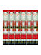 Caspari Set Weihnachtliche Knallbonbons 6Stück