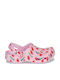 Crocs Classic Fresh Fruits Γυναικεία Σαμπό Ροζ