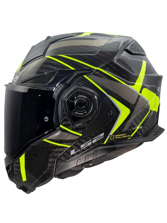 LS2 Advant X Carbon Future II Gloss H-V Yellow ...