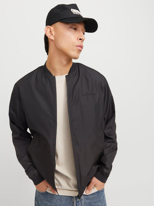 Jack & Jones Ветроустойчиво Черно Мъжко Яке