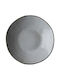 Dutch Rose Organic Plate Soup Gray with Diameter 23.5cm