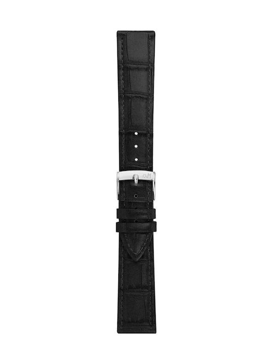 Morellato Leather Strap Black 16mm