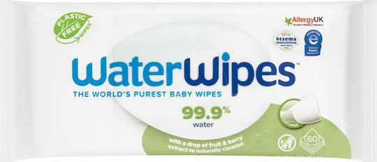 WaterWipes Baby Wipes with 99.9% Water, without Alcohol & Parabens 60pcs