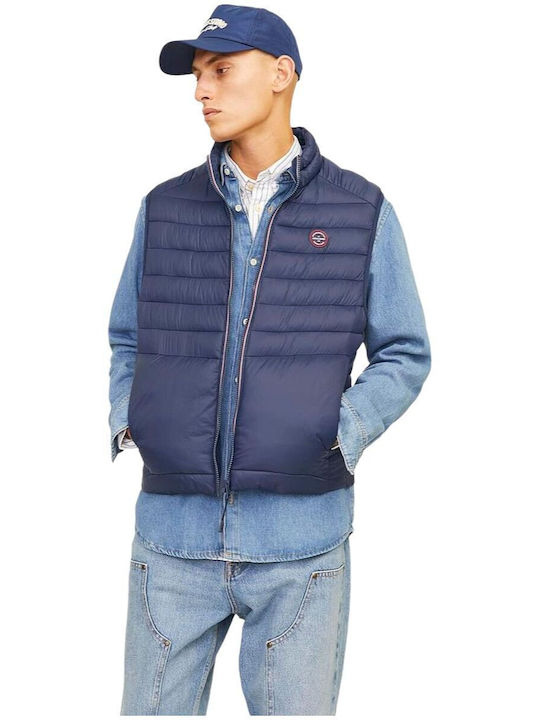 Jack & Jones Αμάνικο Μπουφάν Ναυτικό Μπλε