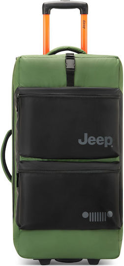 Delsey Jeep Reisetasche 64Es Elm Green mit Rädern Stoff L73xB30xH36.5cm