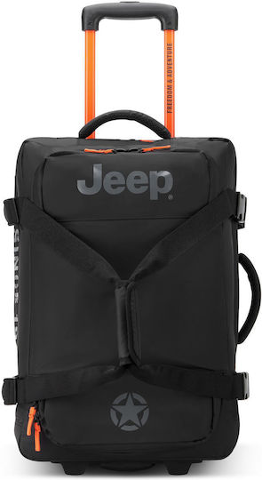 Delsey Jeep Σακ Βουαγιάζ 38lt Black με Ρόδες Υφασμάτινο Μ55xΠ25xΥ37εκ.