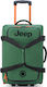 Delsey Jeep Σακ Βουαγιάζ 38lt Elm Green με Ρόδε...