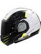 LS2 FF906 Advant Codex Gloss White/Black Κράνος Μηχανής Modular ECE 22.06 1650gr με Sunvisor