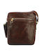 Leather Men's Bag Shoulder / Crossbody Tabac Brown