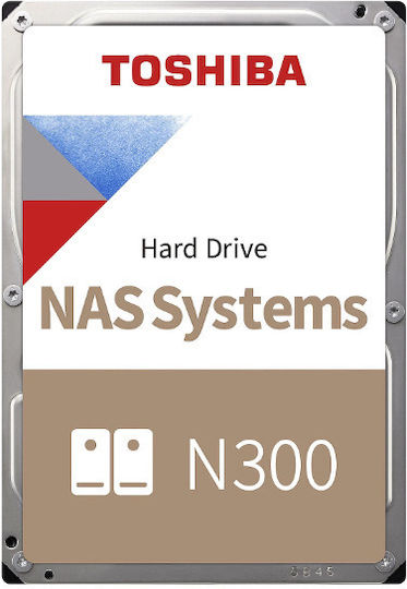Toshiba N300 4TB HDD Hard Drive 3.5" SATA III 7200rpm with 512MB Cache for NAS HDWG740EZSTC