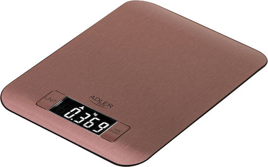 Adler Ψηφιακή Ζυγαριά Κουζίνας έως 5kg Ροζ