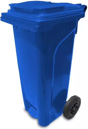 Green City International Πλαστικός Κάδος Απορριμμάτων 80lt Μπλε