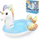 Bestway Kids' Inflatable Pool Mattress Unicorn Light Blue 163x110cm