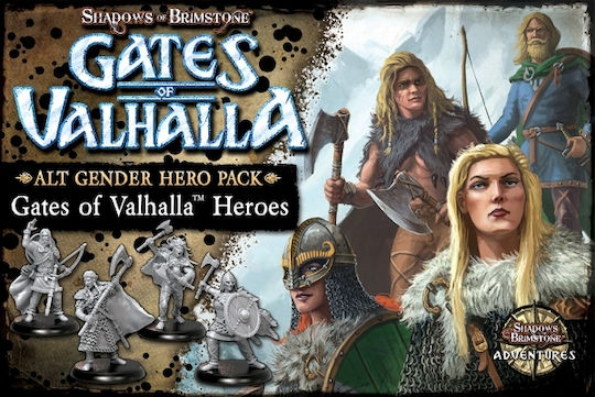 Board Game Shadows of Brimstone Gates of Valhalla Alt Gender Pack for 1-4 Players 12+ Years Old (EN) Flying Frog