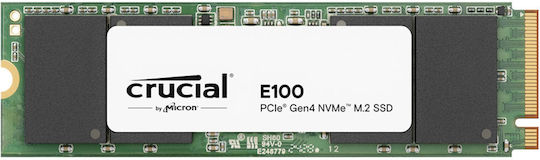 Crucial E100 Gen4 SSD 1TB τύπου M.2 με σύνδεση PCI Express 4.0 CT1000E100SSD8