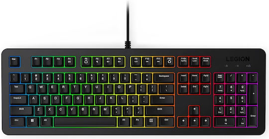 Lenovo Legion K310 RGB Gaming Πληκτρολόγιο με RGB φωτισμό (Αγγλικό US)
