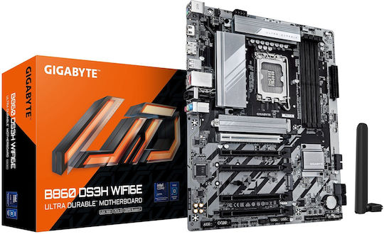 Gigabyte B860 DS3H WIFI6E Дънна платка ATX с Intel 1851 Сокет