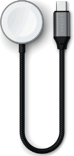 Satechi St-qcawm Wearable Charger Apple Watch, AirPods Gray