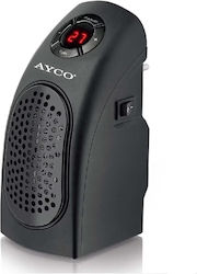 Ayco Αερόθερμο Δωματίου Δαπέδου Μαύρο 400W