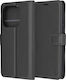 Techsuit Folio Портмоне Кожа Черен (Redmi Note 14)