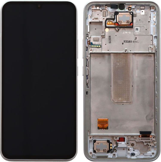 Samsung Screen with Touch Mechanism for Samsung A346B Galaxy A34 5G (Silver)