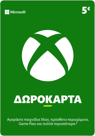 Microsoft Xbox Live Δωροκάρτα 5€ Key